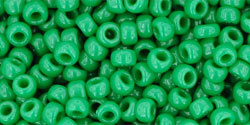 TOHO Round 8/0 Tube 5.5" : Opaque Shamrock