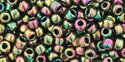 TOHO Round 8/0 Tube 5.5" : Higher-Metallic Iris - Olivine