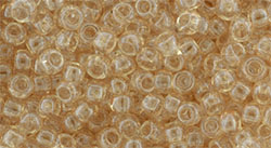 TOHO Round 8/0 Tube 2.5" : Gold Luster - Peach