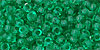 TOHO Round 8/0 Tube 5.5" : Transparent Beach Glass Green
