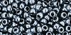 TOHO Round 8/0 Tube 5.5" : Metallic Hematite