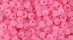 TOHO Round 8/0 : Ceylon Frosted Hot Pink