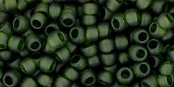 TOHO Round 8/0 Tube 2.5" : Transparent-Frosted Olivine