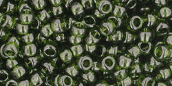 TOHO Round 8/0 Tube 5.5" : Transparent Olivine