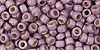 TOHO Round 8/0 Tube 2.5" : PermaFinish - Matte Galvanized Lilac