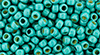 TOHO Round 8/0 Tube 2.5" : PermaFinish - Frosted Galvanized Turquoise