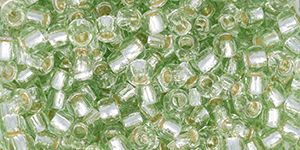 TOHO Round 8/0 Tube 2.5" : RE-Glass - PermaFinish - Green