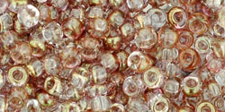 TOHO Round 8/0 : HYBRID Dual Lustered - Gold/Pink