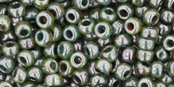 TOHO Round 8/0 : HYBRID Opal - Green Picasso