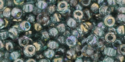 TOHO Round 8/0 : HYBRID Dual Lustered - Gold/Green