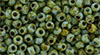 TOHO Round 8/0 Tube 2.5" : HYBRID Opaque Cornflower - Picasso