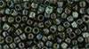 TOHO Round 8/0 : HYBRID Transparent Aquamarine - Picasso