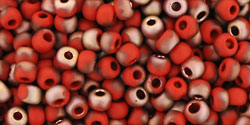 TOHO Round 8/0 : HYBRID Apollo - Frosted Pepper Red