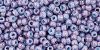 TOHO - Round 11/0 : Marbled Opaque Lt Blue/Amethyst
