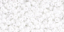 TOHO Round 11/0 Tube 5.5" : Opaque-Lustered White