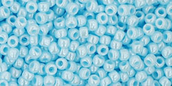 TOHO Round 11/0 Tube 5.5" : Opaque-Lustered Pale Blue