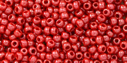 TOHO Round 11/0 Tube 5.5" : Opaque-Lustered Cherry