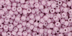 TOHO Round 11/0 Tube 5.5" : Opaque-Lustered Pale Mauve