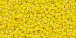TOHO Round 11/0 Tube 2.5" : Opaque Sunshine Luster