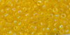 TOHO Round 11/0 Tube 2.5" : Transparent-Rainbow Lemon