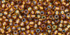 TOHO Round 11/0 Tube 2.5" : Transparent Rainbow Honey Comb