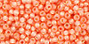 TOHO Round 11/0 Tube 5.5" : Silver-Lined Milky Grapefruit