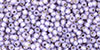 TOHO Round 11/0 Tube 2.5" : Silver-Lined Milky Lt Amethyst