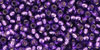 TOHO Round 11/0 Tube 2.5" : Silver-Lined Purple