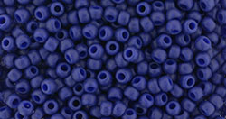 TOHO Round 11/0 Tube 5.5" : Semi Glazed - Navy Blue