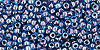 TOHO Round 11/0 Tube 2.5" : Inside-Color Blue Raspberry