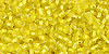 TOHO Round 11/0 Tube 5.5" : Silver-Lined Lemon