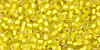 TOHO - Round 11/0 : Silver-Lined Frosted Lemon