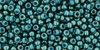 TOHO Round 11/0 : Transparent-Lustered Emerald Green/Denim Blue