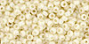 TOHO Round 11/0 Tube 2.5" : Opaque-Rainbow Lt Beige