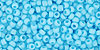 TOHO Round 11/0 Tube 2.5" : Opaque Blue Turquoise