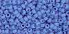 TOHO Round 11/0 Tube 2.5" : Opaque-Frosted Cornflower