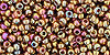 TOHO - Round 11/0 : Gold-Lustered Dk Topaz