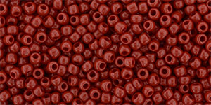 TOHO Round 11/0 Tube 5.5" : Opaque Pepper Red