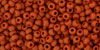 TOHO Round 11/0 Tube 2.5" : Opaque-Frosted Terra Cotta