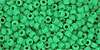 TOHO Round 11/0 Tube 2.5" : Opaque-Frosted Shamrock