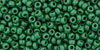 TOHO Round 11/0 Tube 5.5" : Opaque Pine Green