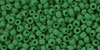 TOHO Round 11/0 Tube 2.5" : Opaque-Frosted Pine Green