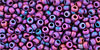 TOHO Round 11/0 : Higher-Metallic Frosted Mardi Gras