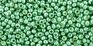 TOHO Round 11/0 Tube 2.5" : Galvanized Green Teal