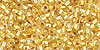 TOHO - Round 11/0 : 24K Gold-Lined Crystal