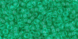 TOHO Round 11/0 : Transparent Beach Glass Green