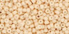 TOHO Round 11/0 Tube 5.5" : Opaque-Pastel-Frosted Apricot