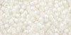 TOHO Round 11/0 : Inside-Color Rainbow Crystal/Creme-Lined