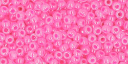 TOHO Round 11/0 Tube 5.5" : Ceylon Hot Pink