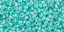 TOHO Round 11/0 Tube 5.5" : Ceylon Lt Sea Green